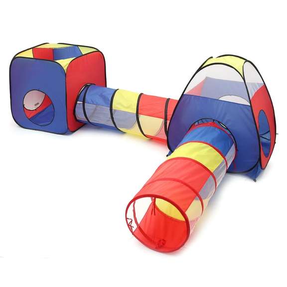 4 in 1 Kids Foldable Basketball Toys Set Tent