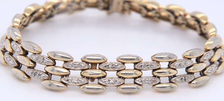 Vintage 925 Sterling Silver Braided Bracelet
