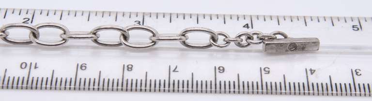 Vintage Sterling Silver Fancy Link Bracelet