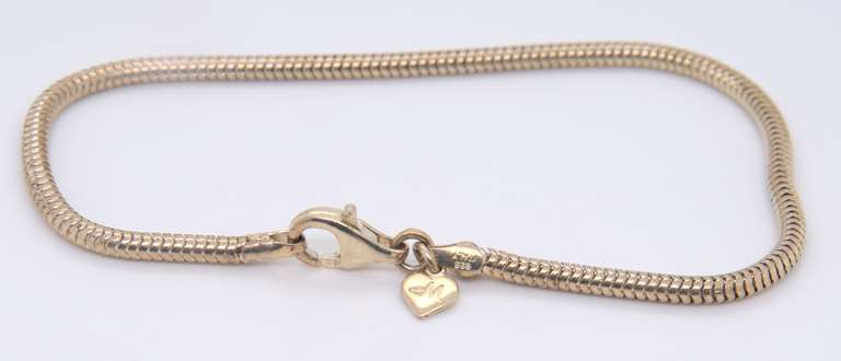 Lot of 2 Vintage Italian 925 Sterling Silver Bracelets