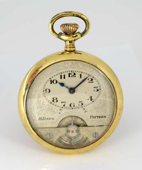 Rare Hebdomas Pocket Watch by Baumgartner Freres