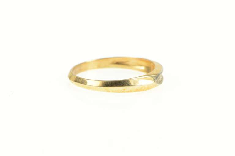 14K Yellow Gold Vintage NOS 1950's Wedding Band Setting Ring