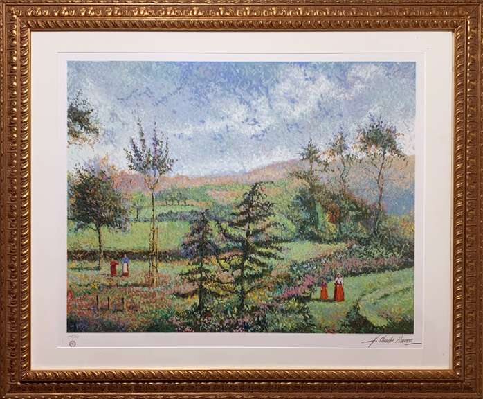 Hugues Claude Pissarro Limited Edition Engraving 105/435