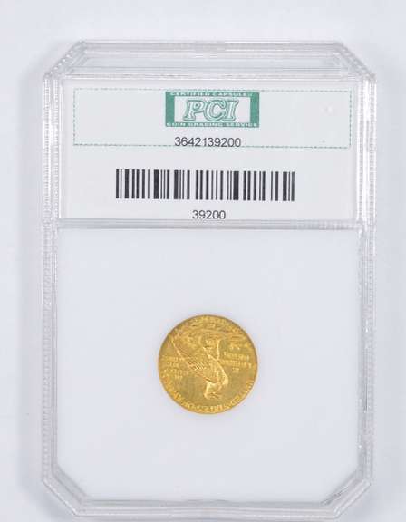 MS63 1911-D $2.50 Indian Head Gold Quarter Eagle - Graded PCI