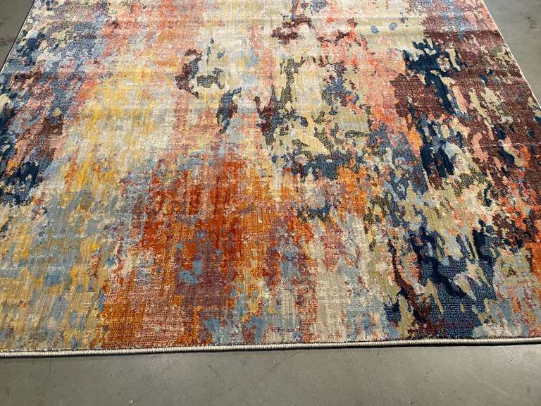 CONTEMPORARY ART DECO AREA RUG 6x8