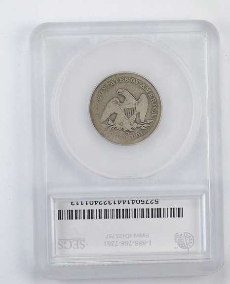 G6 1860-S Seated Liberty Quarter - Graded by SEGS