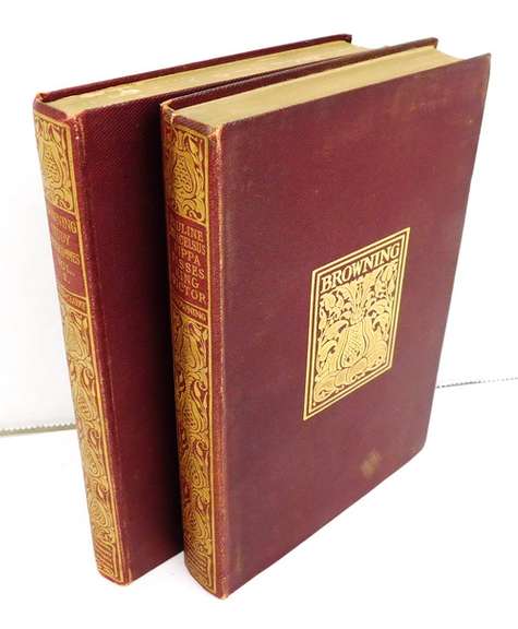 1898 & 1900 Robert Browning Antique Books