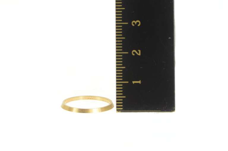 14K Yellow Gold 1.4mm Simple Classic Vintage NOS 1950's Band Ring