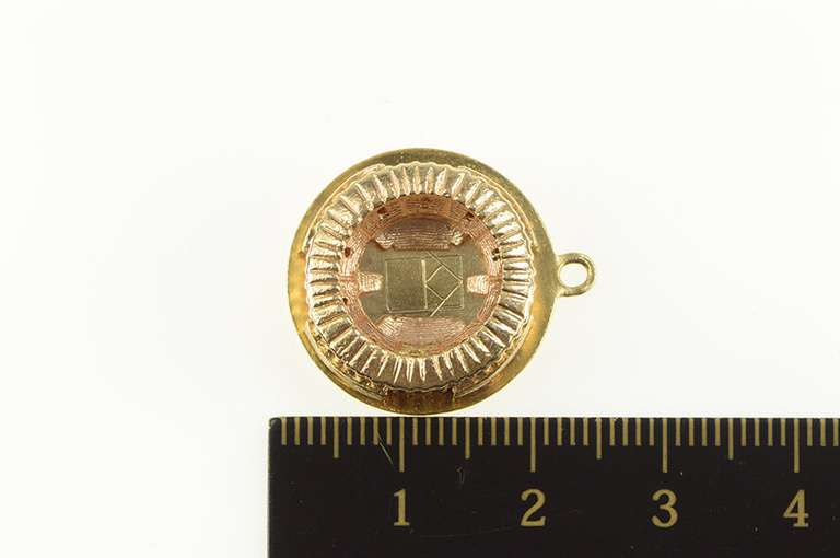 14K Yellow Gold Three Rivers Stadium Pittsburgh Steelers Charm/Pendant