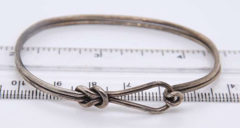 Vintage Sterling Silver Bangle Bracelet