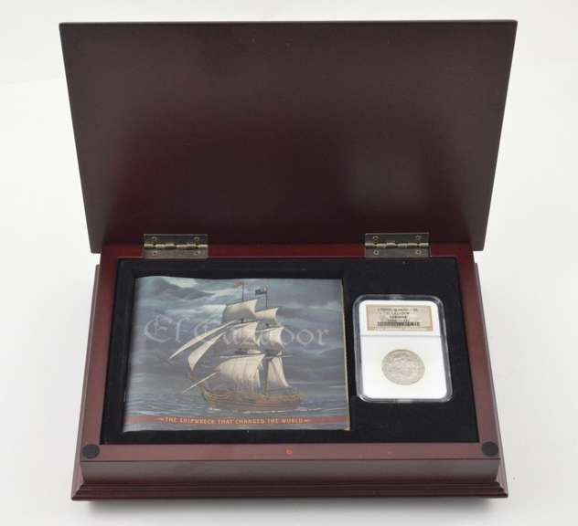 El Cazador - Genuine 1783 Mo FF Mexico 2 Reales - NGC - Display BOX