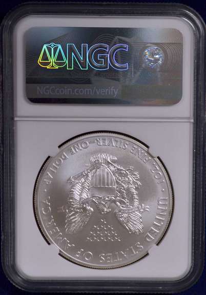 2012-(S) American Silver Eagle NGC MS70