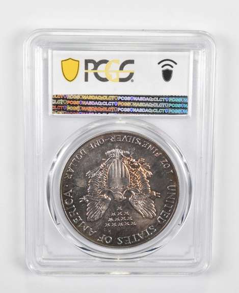 MS66 1989 American Silver Eagle - Graded PCGS