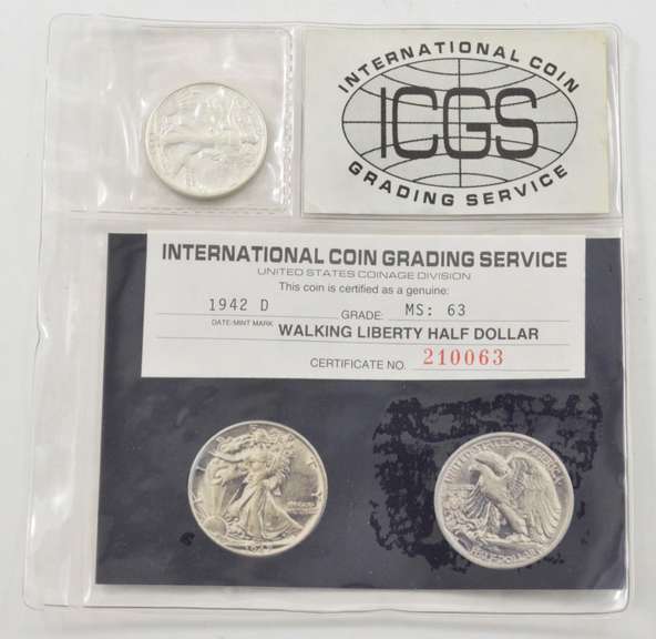 1942-D Walking Liberty Half Dollar