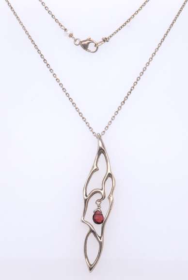 Vintage Sterling Silver Pendant on Chain