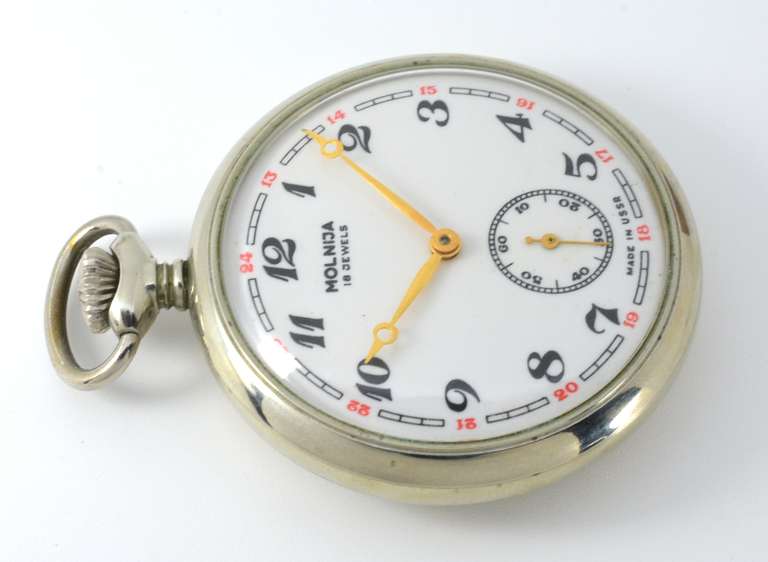 Striking Molnija USSR Pocket Watch