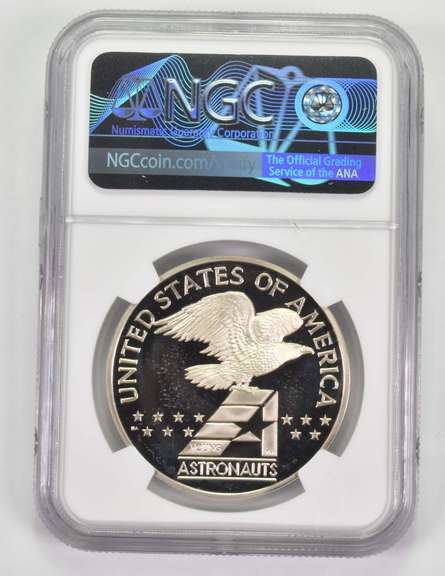 PF68 UCAM (1989)-P Young Astronauts Silver Medal - SWO-208IIB NGC