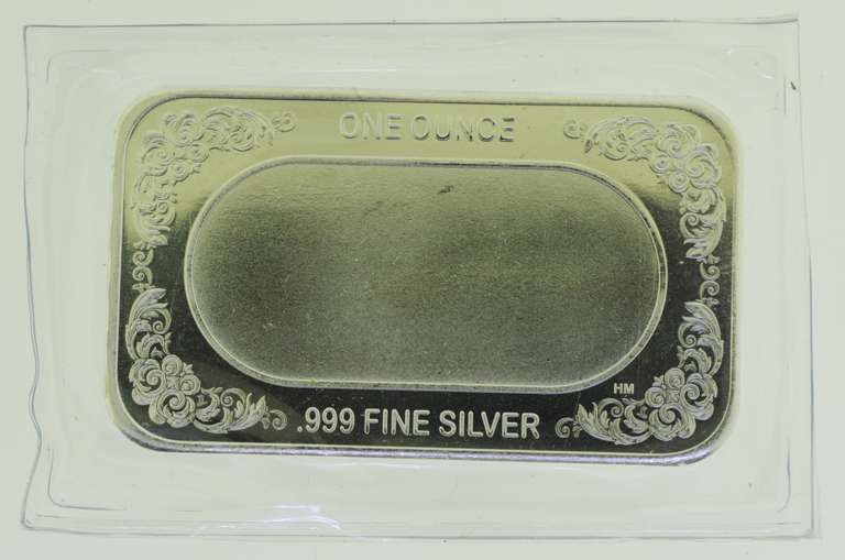 American Flag Design 1 oz .999 Fine Silver Bar