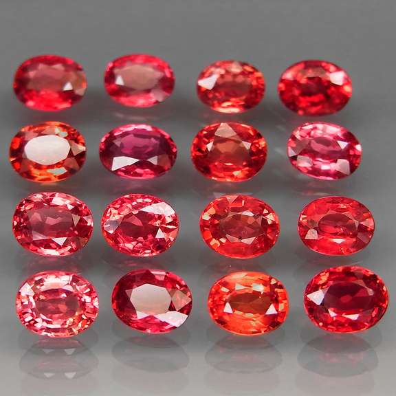 Brilliant 5.40ct fancy orange Songean Sapphire set