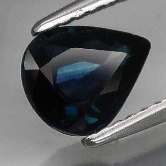 Silky! 1.38ct HEATED ONLY dark blue Sapphire