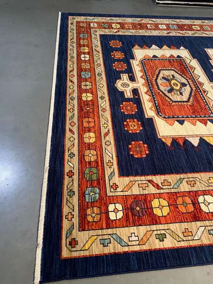 STUNNING WOOL RUG 8x11