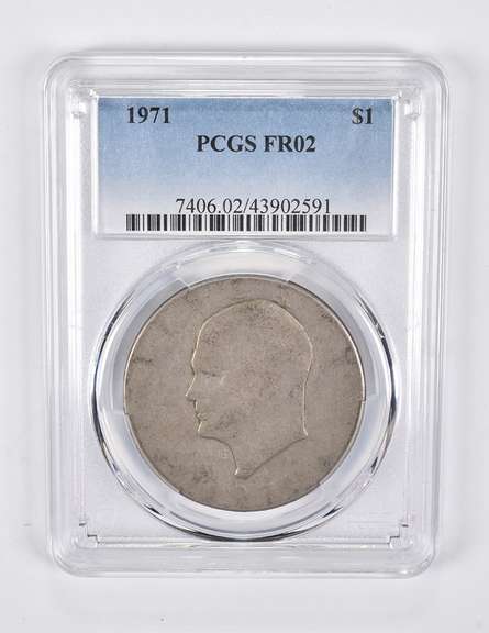 FR02 1971 Eisenhower Dollar PCGS Lowball