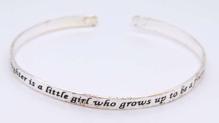 Vintage Sterling Silver Cuff Bangle