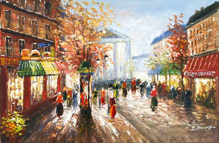 Beautiful  HAND PAINTED OIL PAINTING ON CANVAS