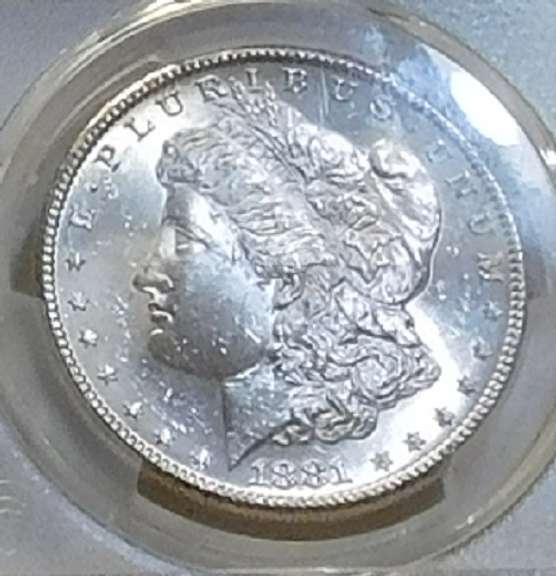 1881-S Morgan Dol PCGS MS-63