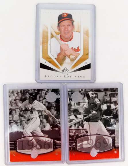 3 Brooks Robinson Upper Deck Baseball Cards