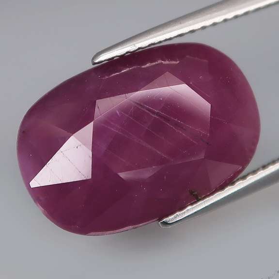 Captital 17.73ct UNHEATED violet Ruby