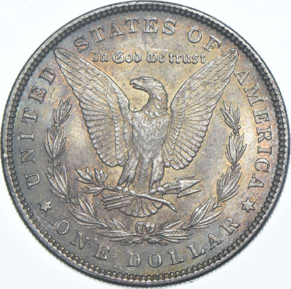 1896 Morgan Silver Dollar - Toned