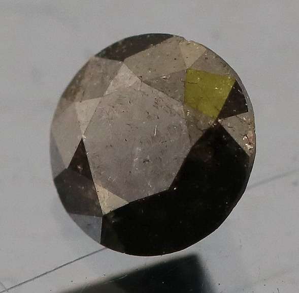 Gorgeous .41ct untreated black Diamond solitare