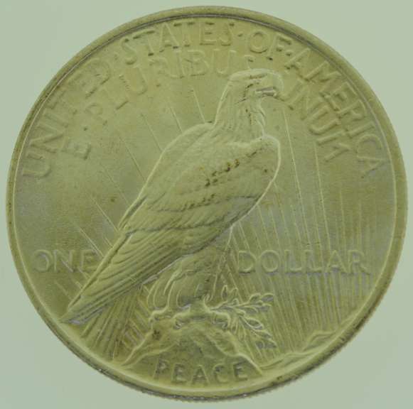 1922 Peace Silver Dollars $1 US Coin Flashy White Slider BU