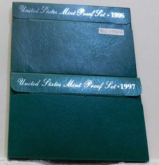 2 sets:  1996 & 1997 PRF Sets   NOTE: The US Mint is now charging $32 for current non-Silver PROOF Sets.