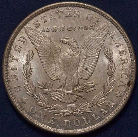 1890 Morgan Silver Dollar, BU.