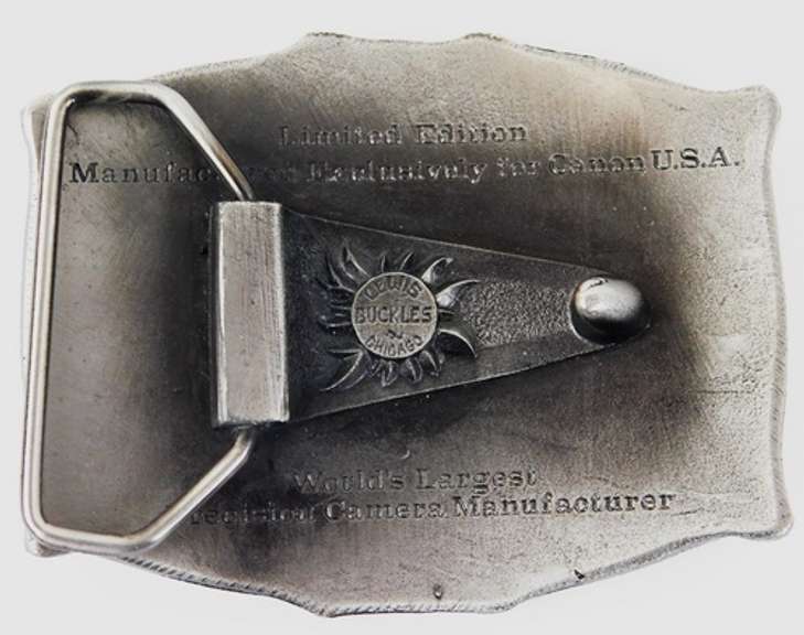 Limited Edition Vintage Canon Camera Belt Buckle