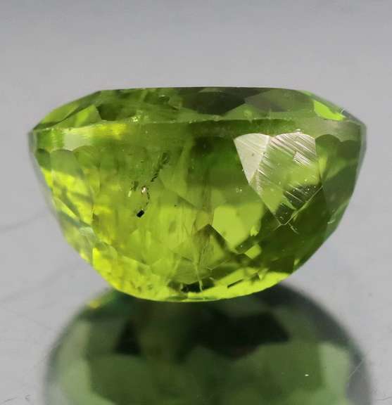 Substantial 4.05ct asparagus green Peridot