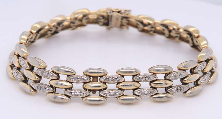 Vintage 925 Sterling Silver Braided Bracelet