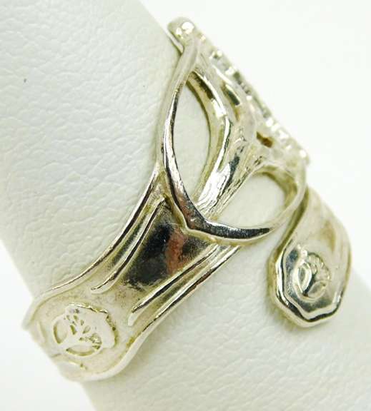 Alex & Ani Sterling Tree of Life Ring, Size 7