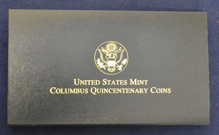 1992 US Mint Columbus Quincentenary Proof Coins. No Gold Coin