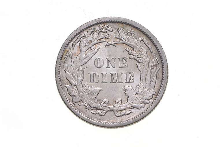 1891 Seated Liberty Dime
