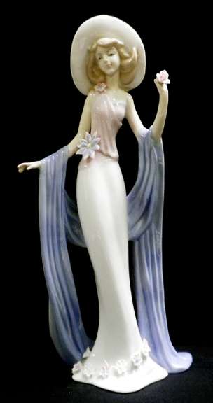 Fashionista 15inc Porcelain Handcrafted Figurine