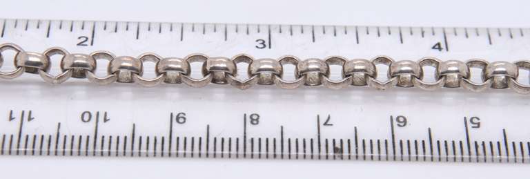 Vintage Sterling Silver Rolo Bracelet