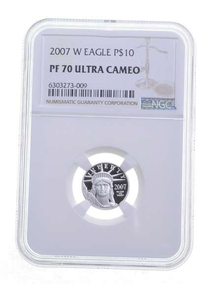 PF70 UCAM 2007-W $10 American Platinum Eagle - Graded NGC