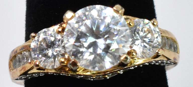 Vermeil CZ Ring