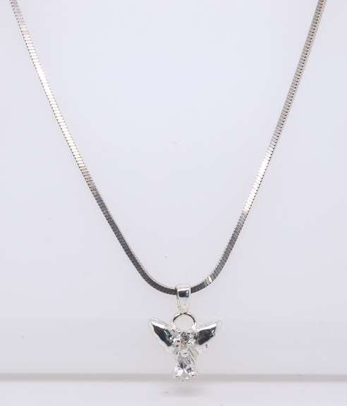 Sterling Silver Angel Pendant on Chain