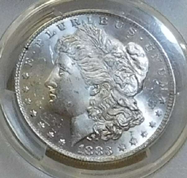 1883-O Morgan Dol PCGS MS-63