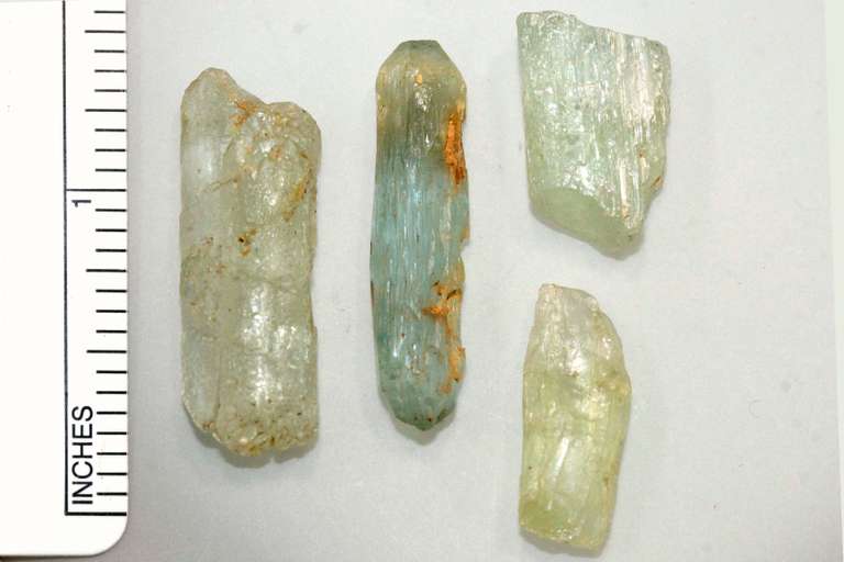 Raw Beryl Crystal Lot