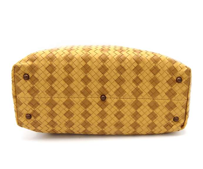 Bottega Veneta Intrecciato Millano Mustard Tote